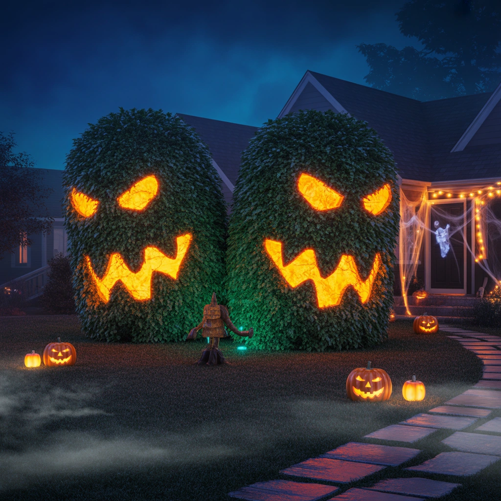 Turn Bushes into Glowing Monsters