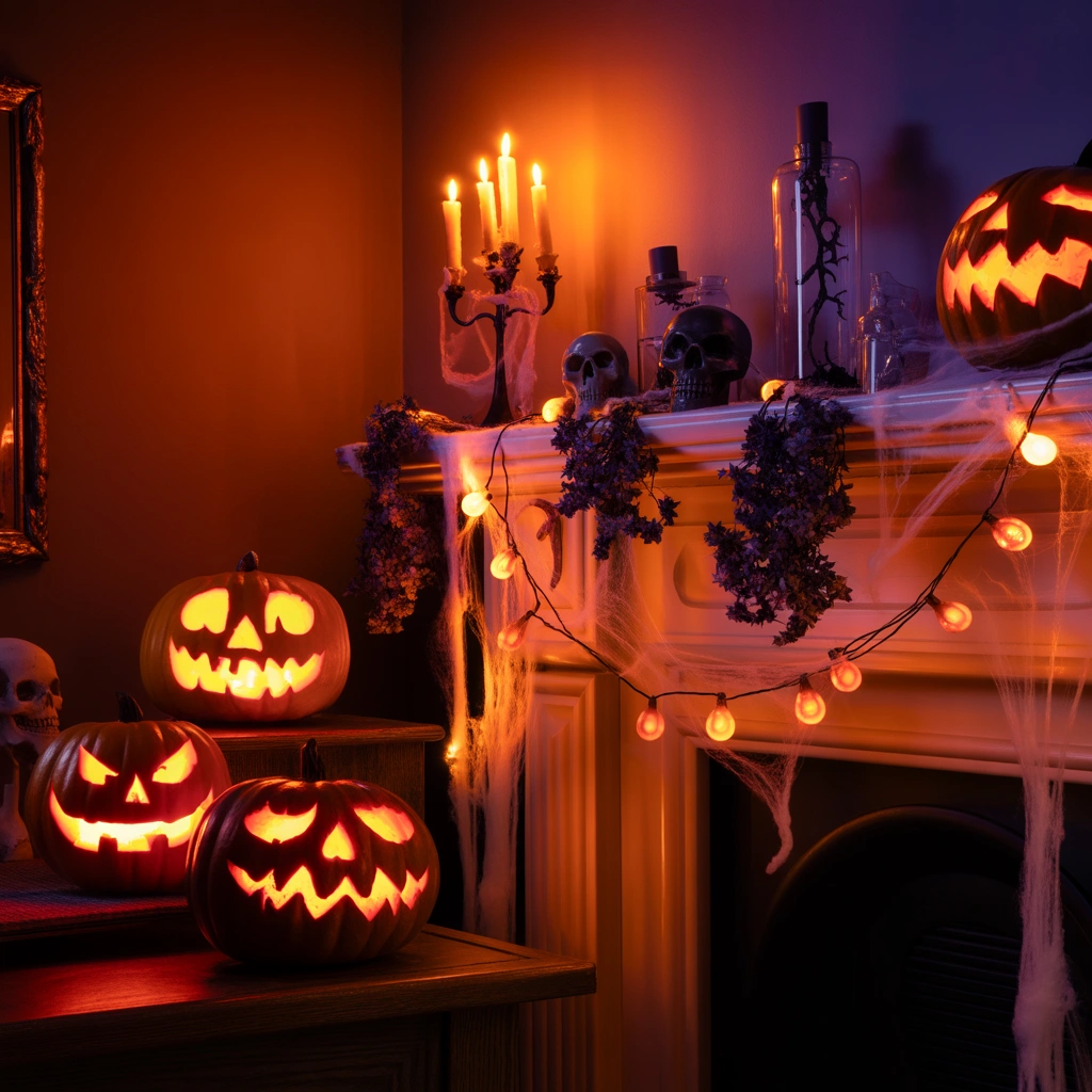 Use Halloween Lighting to Complete the Atmosphere