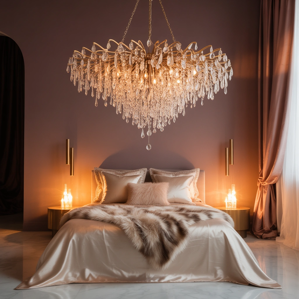 Use Statement Lighting as Bedroom Jewelry