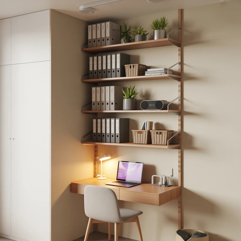 Use Vertical Wall Storage