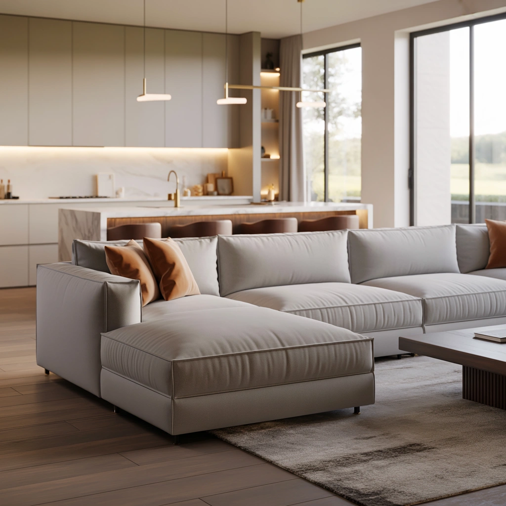 Use a Sofa to Create a Natural Boundary